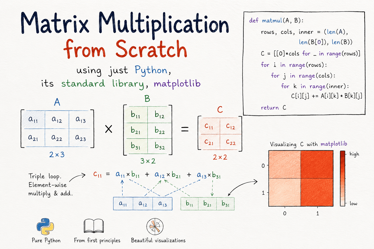 Matrix Multiplication from scratch